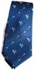 Fish Tie Toyama Bay Character Tie Firefly Squid Trad [Shikisai Shop] (Navy Blue)