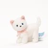 Bow Standing Adorable Cat Plush Toy For Children Birthday Present And Collection