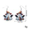 Halloween Cute Ghost Acrylic Earrrings for Women 2025 Gothic Cartoon Spooky Cat Pumpkin Witch Drop Earring Party Jewelry Gifts