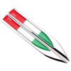 TIGRE BLANC 3D Sticker Sticker Car Flag Emblem 3D Decal Plated Accessory Dress Up
