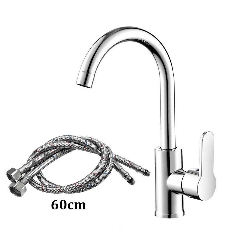 Kitchen Faucet Hot And Cold Vegetable Wash Basin Dishwashing Pool Sink Household Splash-proof Boosting Hot And Cold Faucet