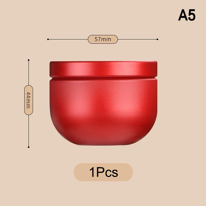 1/5Pcs Portable Tea Canister Mini Empty Pot Tea Box Candy Round Cans Thickened Iron Herb Sealing Jar Spice Storage Organizer