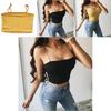 Stylish Women's Striped Crop Top Bustier With Soft And Breathable Fabric For Summer