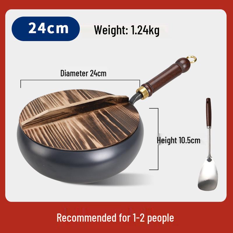 Ancient Method Handcrafted Non-Stick Flat Bottom