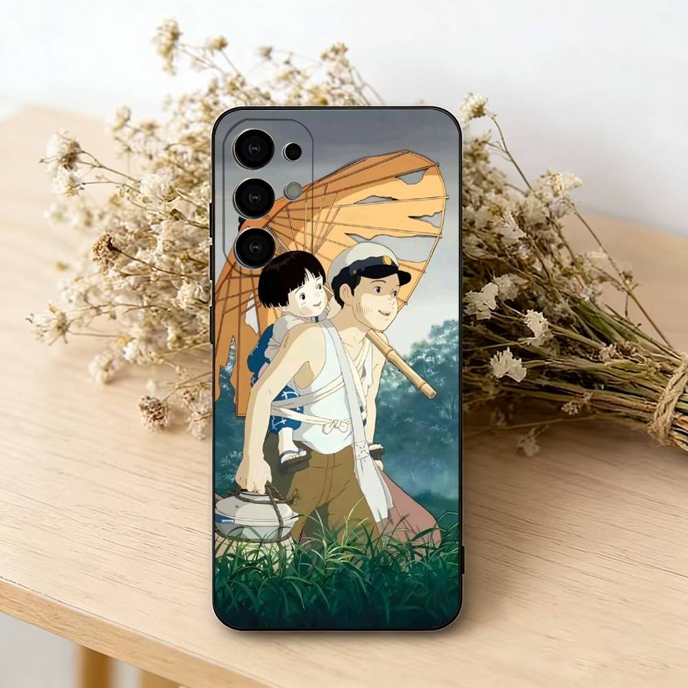 G-Grave of the F-Fireflies  Phone Case For Samsung S25,S24,S21,S22,S23,S30,Ultra,S20,Plus,Fe,Soft Silicone Black Cover