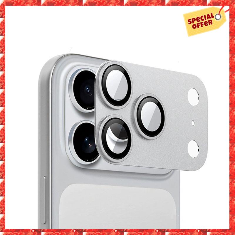 24-Hour Delivery For 17 Air 17 Pro Max Metal Lens Film Full-Inclusive 17 Lens Film Integrated Armor Positioning Suitable серебряный