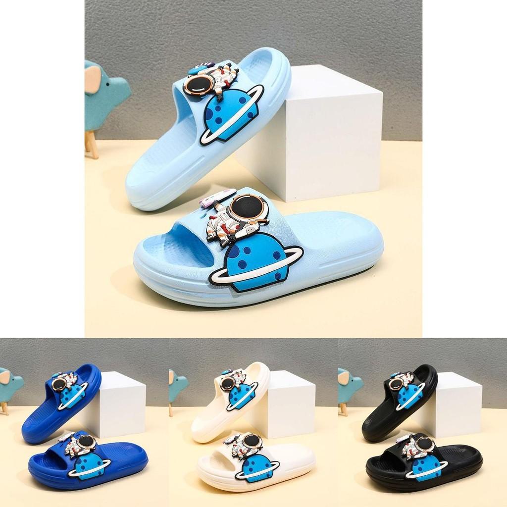 Colorful Cartoon Breathable Slippers For Boys And Girls Nonslip Indoor Footwear For Summer