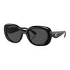 8391U Full Frame Design Injection Molded Oval Sunglasses Women Sunglasses Black 0HC8391U-500287
