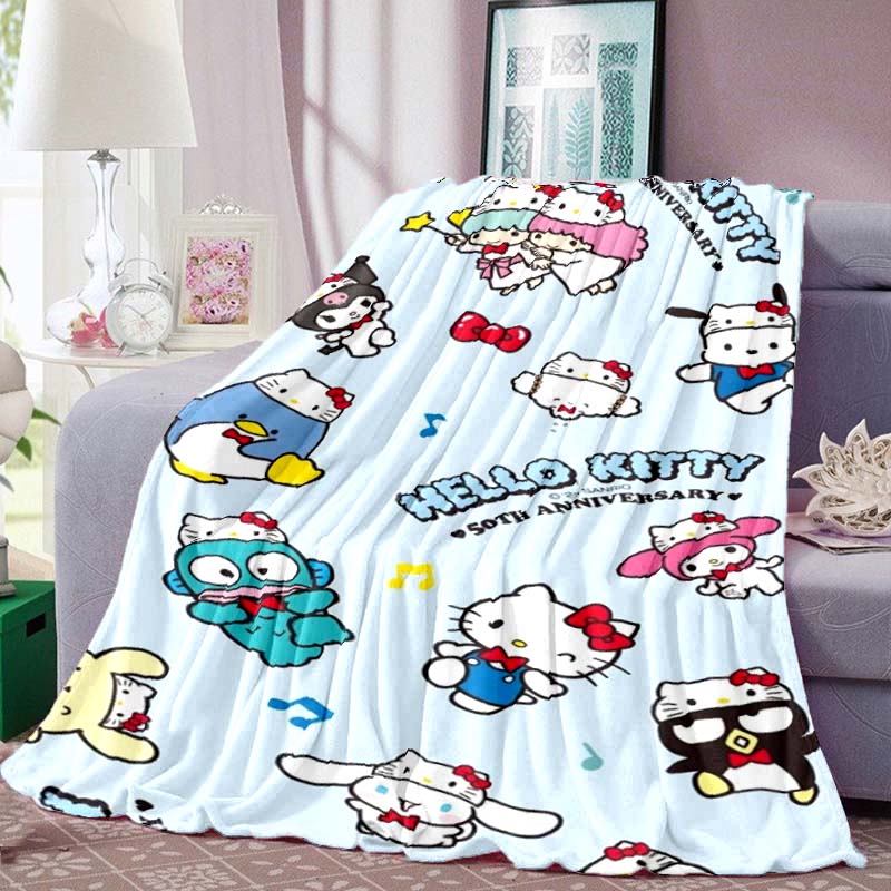 Cartoon Cute HANGYODON Soft Flannel Blanket Bedroom Sofa Picnic, Outdoor Leisure Gift BlanketW-1