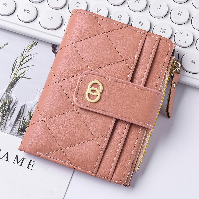 2025 Stylish Zipper Coin Purse Multi-Card Slot Student Ladies Compact Wallet 930₽