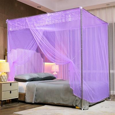 New Ceiling Mosquito Net, Ultra-dense Lace Bed Curtain, Four-point Lace Decorative Princess Bed, Adult Single Bedroom Mosquito Net