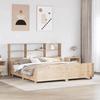 VidaXL Bookcase Bed Without Mattress 180x200 Cm Solid Wood, Bed, Bedroom Furniture, Bed with Storage, Bed 3323797