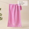 Solid Color Bamboo Charcoal Face Towel with Custom Logo