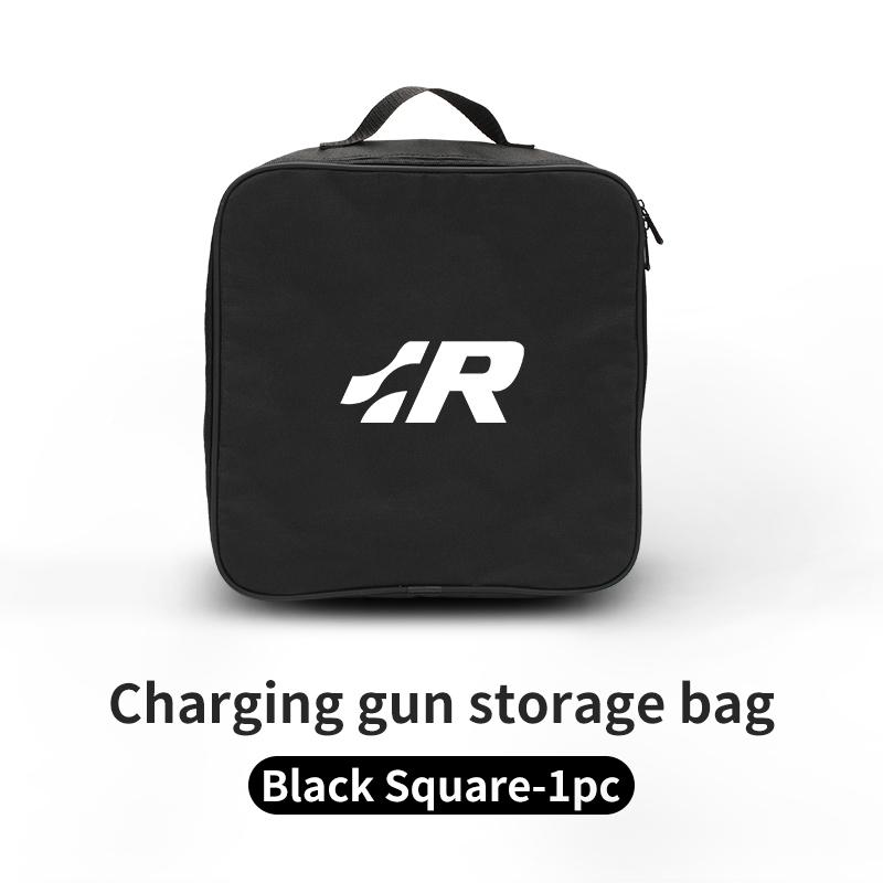 Car Charging Gun Bag Oxford Cloth Gun Cables Storage Box Auto Accessories For Volkswagen VW Jetta Beetle Golf Passat Polo Tiguan zf4