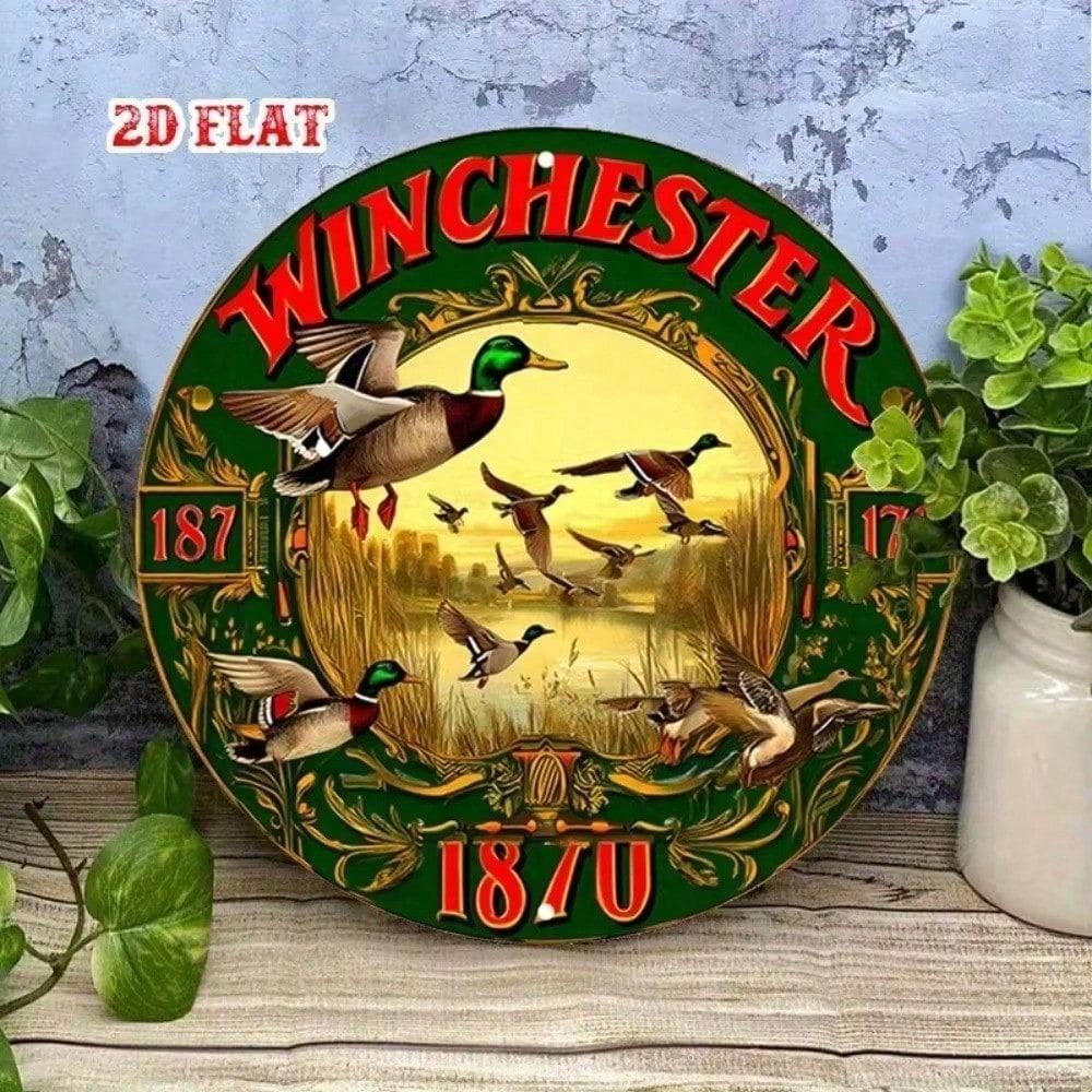 Metal Poster Winchester Retro Wall Art for Bar Garage Man Cave