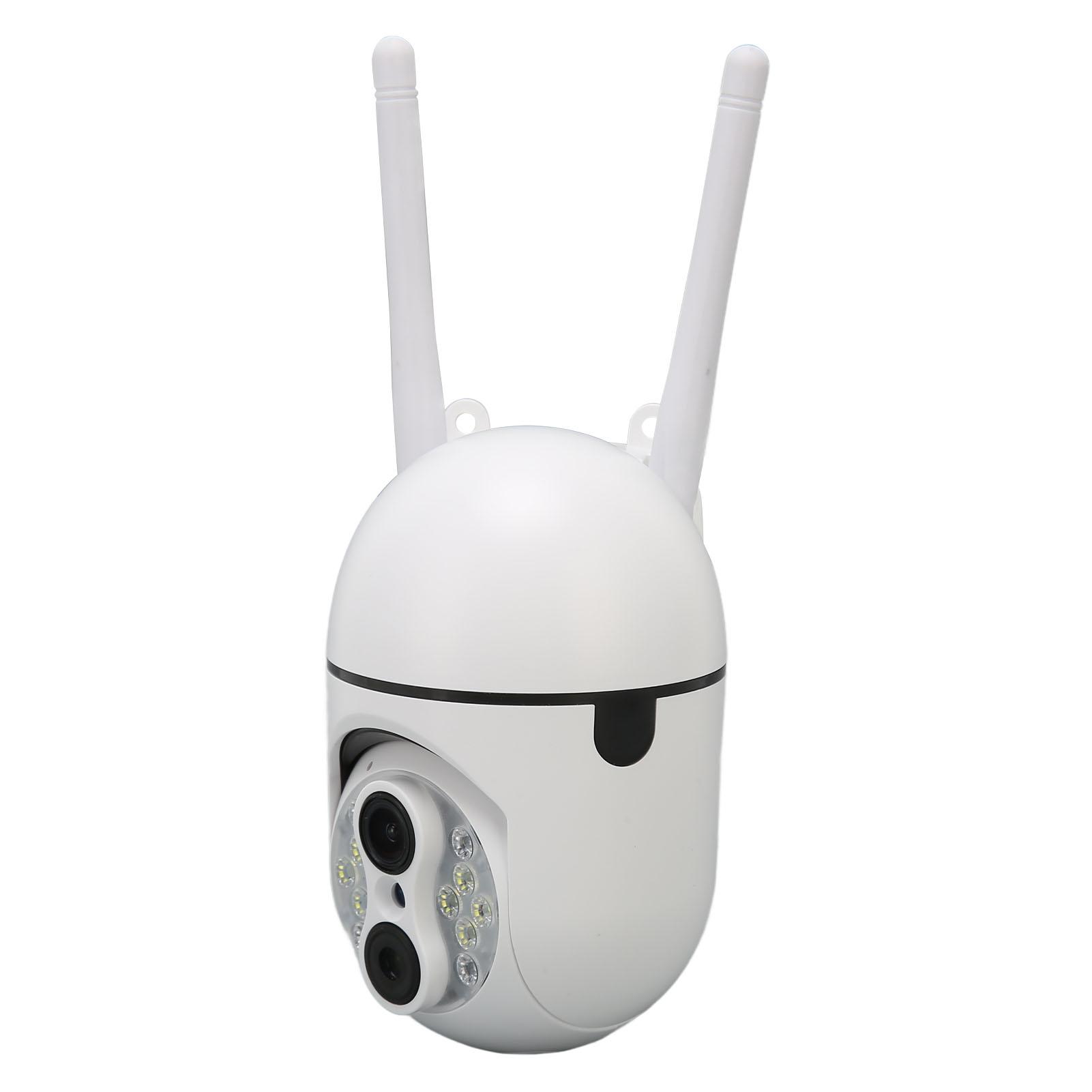 

Outdoor Security Camera Dual Lens 1080P HD Camera With PTZ Rotation Motion Tracking Multi User