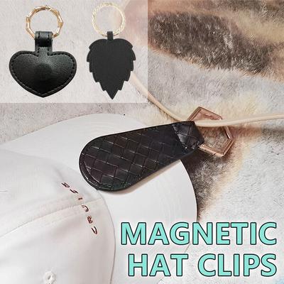 Love Heart Shape Hat Bag Clip PU kůže Kov zbrusu nový