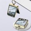 GKK For Samsung Galaxy Z Flip7 FE 5G/Z Flip6 5G Case Magnetic Hinge Protection PU+PC Kickstand Phone Cover
