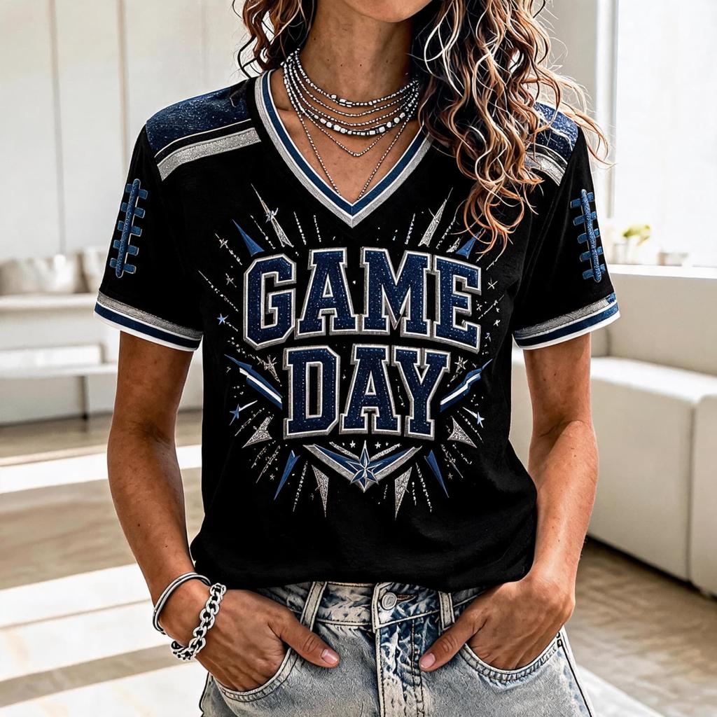 Conjunto de Animación de Fútbol para Mujer para Uso Diario, Uniforme de Equipo Deportivo