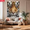 2D Flat Printing1Pc Tiger Face Wall Tapestry Wildlife Animal Art Home Decor