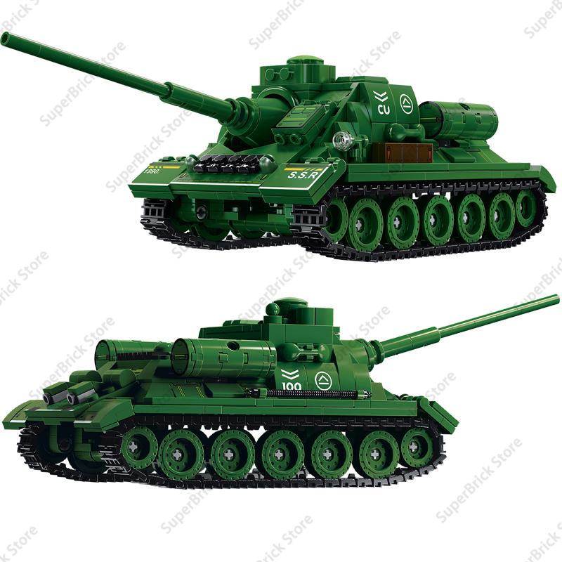 Askeri Silahlar II. Dünya Savaşı Tankları Askeri Zırhlı Araçlar Saha Ambulansları Ordu Kamyonları Model Yapım Tuğlaları Bloklar Kendin Yap Oyuncaklar