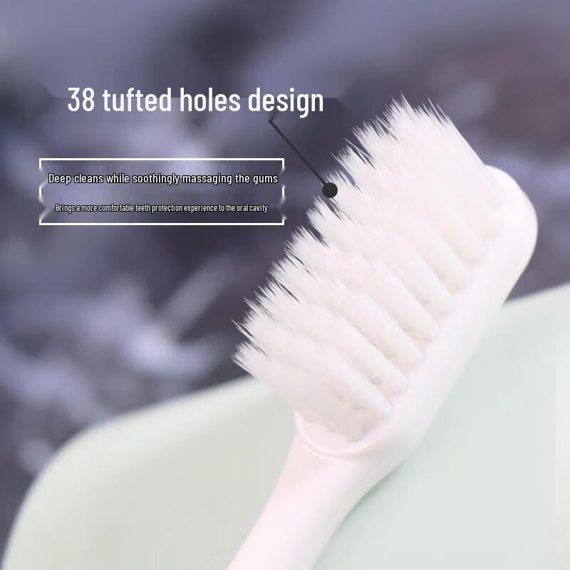 YIBAO Crystal Soft Bristle Deep Clean Toothbrush