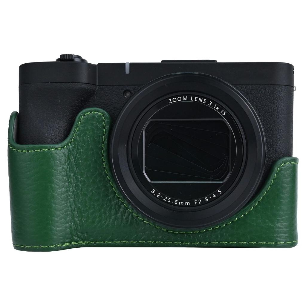 For Canon PowerShot V1 Camera Case Genuine Cow Leather Protective Cover