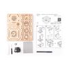 3D Wooden Puzzle Music Box with Hidden Compartments Jewelry Box Mechanical Model Kits DIY Assembly