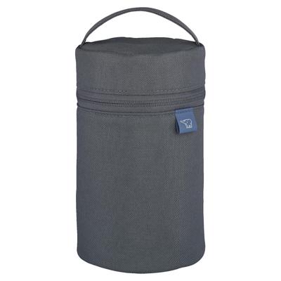 Soup Jar Pouch M Size (350-550ml) | Portable & Insulated | Cutlery Pocket | Dishwasher Safe | Lunch Bag Dark Gray SW-PC02-HA