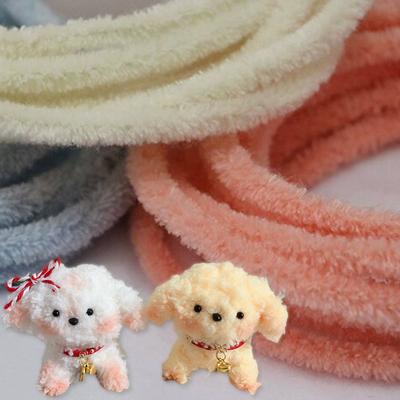 Plush Wool Iron Wire Thread Twist Stick Rope Ribbon Bar Strip Felt Hair Root DIY Handmade Weaving Ornaments Sewing Accessories