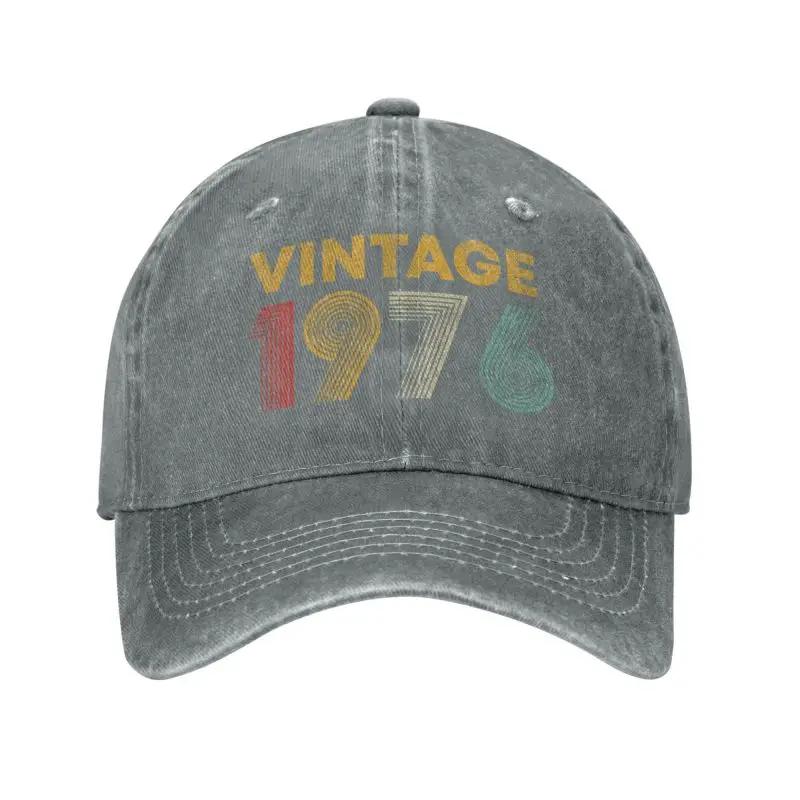 The best product for you Mode Unisex Katoen Vintage 1976 47 Jaar Oud Geboren in 1976 Baseballpet Volwassene 47e Verjaardagscadeau Verstelbare Papa Pet Outdoor Adjustable