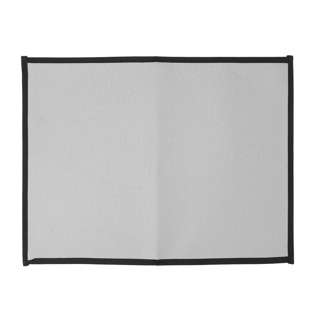 Fireproof Grill Pad Fiberglass Cloth Heat Resistant Foldable Square Fire Pit Mat for Patios Yards Gray L 105x60cm