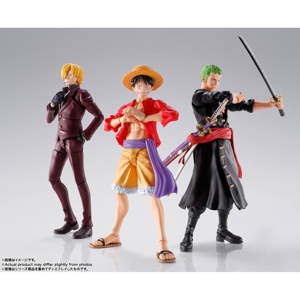 TAMASHII NATIONS S.H. Figuarts ONE PIECE Monkey D. Luffy - Onigashima Raid 145mm Painted PVC Action Figure