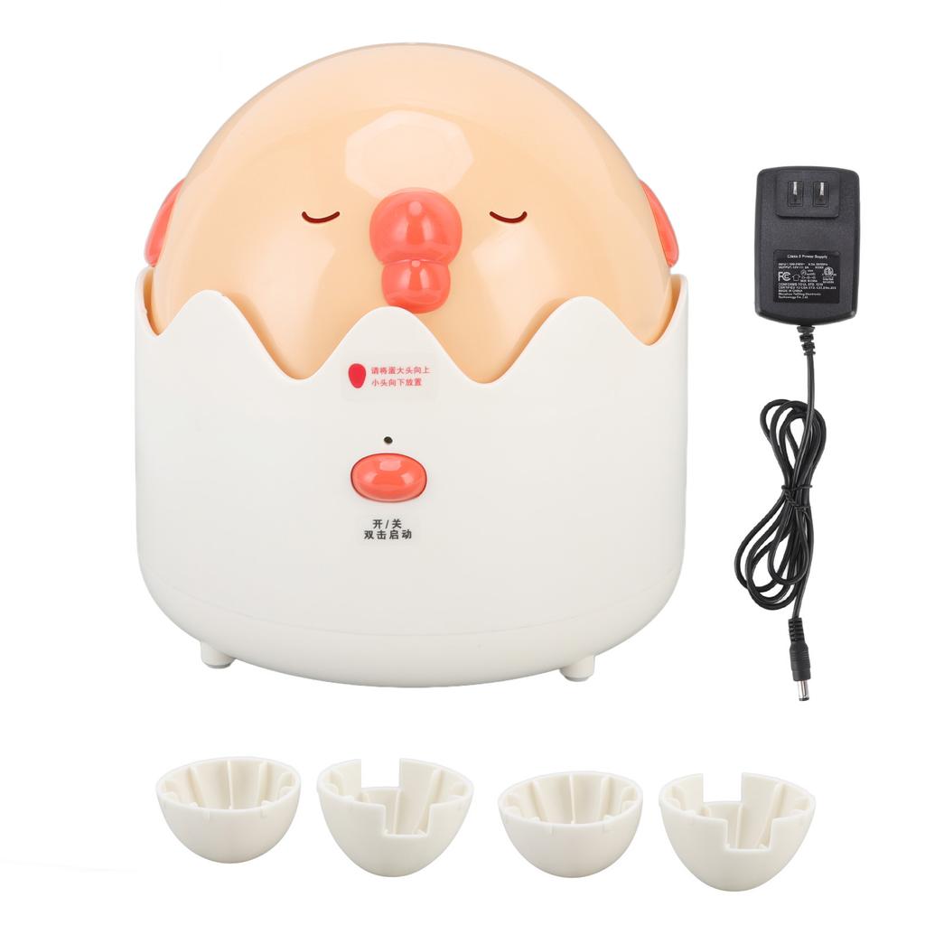 Egg Spinner Plug In Use Thickened Food Grade ABS Silicone Bottom Golden Egg Shakers for Home