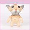 Cuter Cat Plush Dolls With Short Pile Fabric For Kids And Collectors