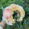 Ethnic Style Bridal Headband Hair Wreath Florals Crown Wedding Flower Headband Beach Hairband for Women Hair Accessory