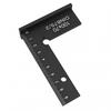 Flat Edge Square Ruler for Precise 90 Degree Angles in Woodworking Projects