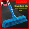 Shida Telescopic Floor Scrub Brush with Stiff Bristles for Bathroom, Toilet, and Outdoor Tiles