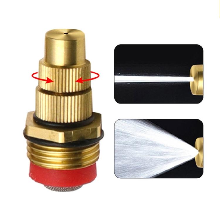 Nastavitelná postřikovací hlavice, tryska na mlžení vody, zahradní zavlažovací postřikovač s filtrem