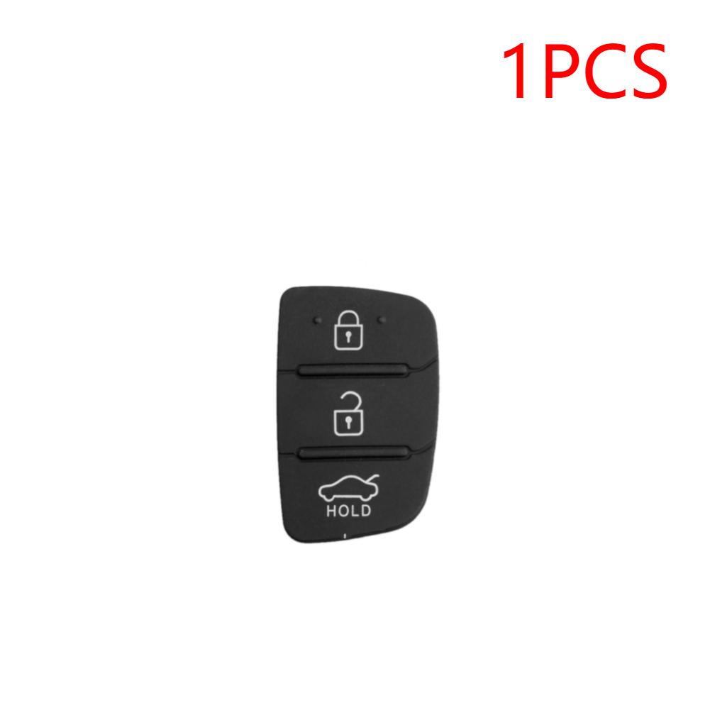 

1-30pcs 3-Button Flip Car Key Shell Silicone Pad Replacement Uncut Key Case for Hyundai Solaris Verna Kia Sportage RIO K2 K5