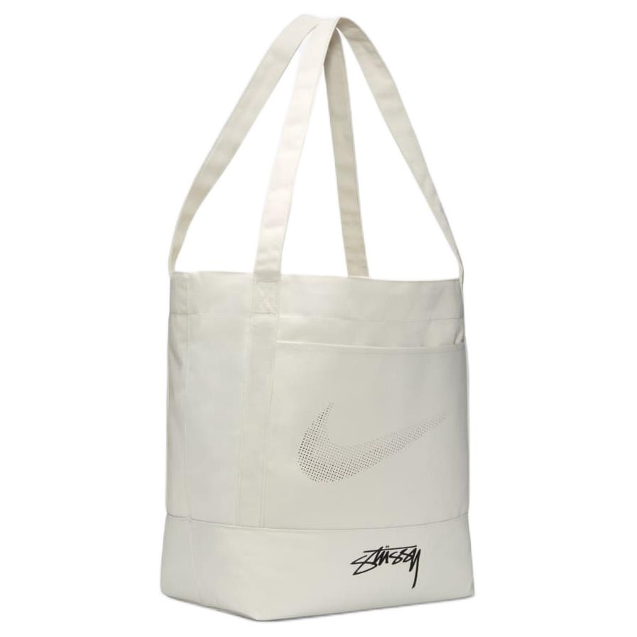New Nike Stussy Collaboration Canvas Tote Bag Shopping Bag Shoulder Bag Handbag Regular Unisex White FZ9994-072