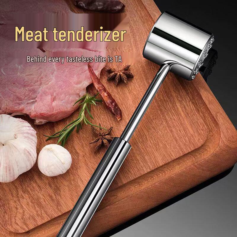 ZISIZ 304 Stainless Steel Meat Tenderizer Hammer