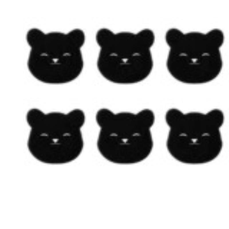 Quitapelos de Mascota Reutilizable de Tela con Forma de Oso para Lavadoras