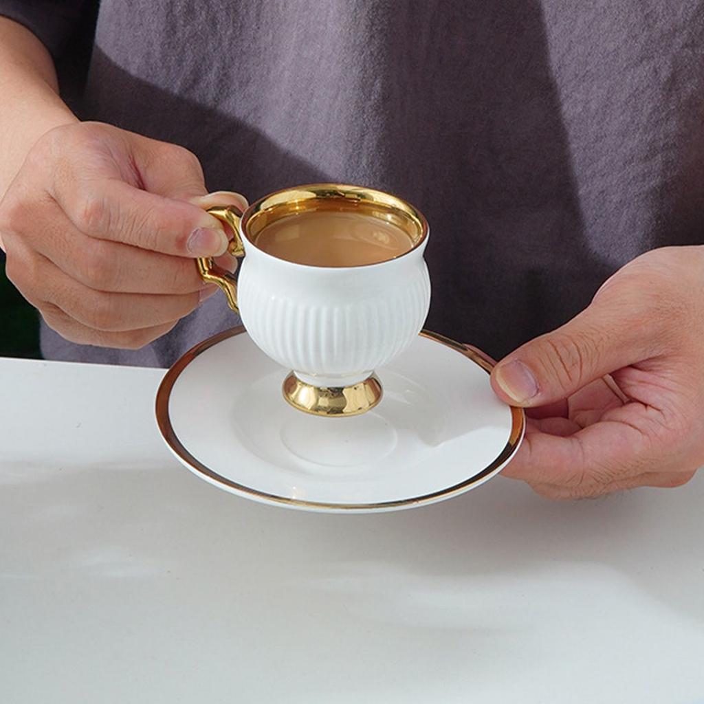 90ML European set afternoon tea high-end coffee cup ceramic British exquisite household tea cup tea set cup