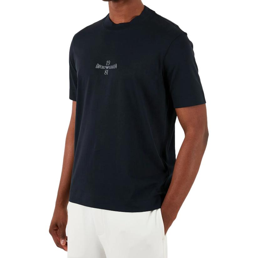 EMPORIO ARMANI T Shirt Men's Marine Blue 3D1TH3-1JOCZ-09Q8