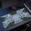 50x100cm Professional Poker Mat Texas Holdem Pokers Tablecloth Portable Rubber Waterproof Poker Table Cover Board Desk Game Mat