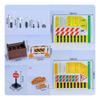 39 Pieces 1/12 Scale Dollhouse Tool Set Realistic Design Mini Metal Kit