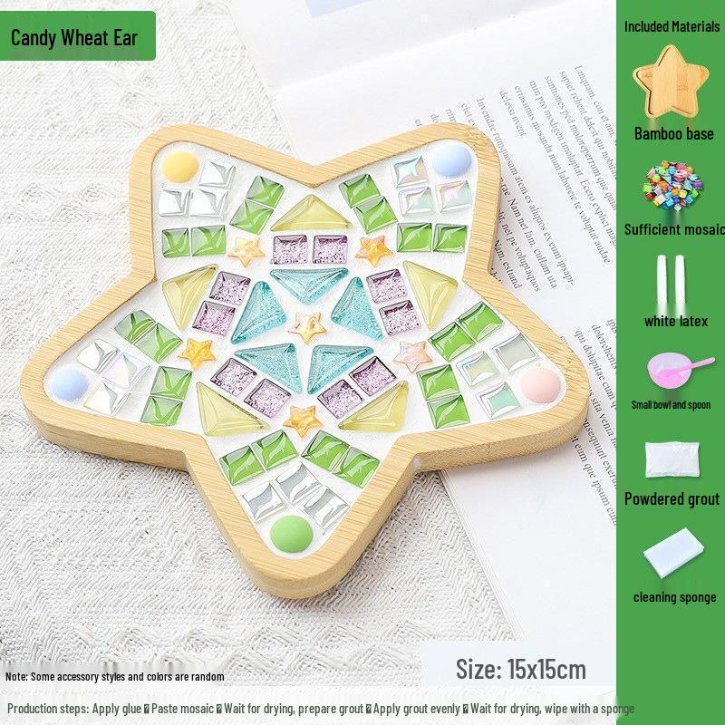 JINGRX DIY Mosaic Coaster Kit