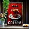 Vintage Metal Tin Sign Coffee Wall Art Retro Bar Decor