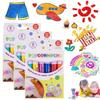 6 Pièces Nouveau Stylo Popcorn Exotique Stylo Marqueur Mousse Multifonctionnel Carnet Stylo Magique pour Enfants Stylo Moelleux Amusant Stylo Bulle 3D